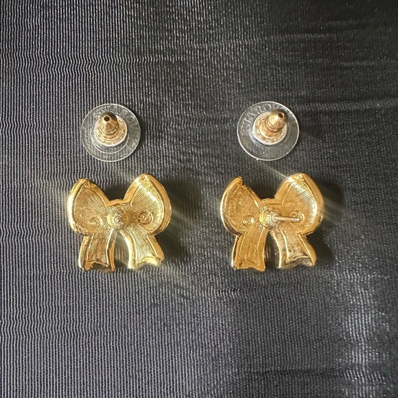 Swarovski Crystal Bow Earrings NEW - Picture 6 of 10